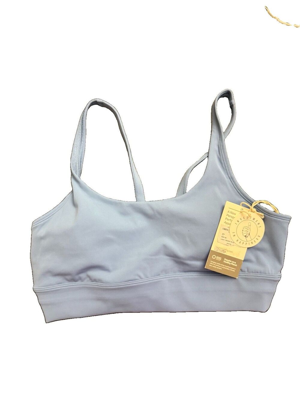 Vuori Women’s Yosemite Longline Sports Bra Light French Blue Size Medium New